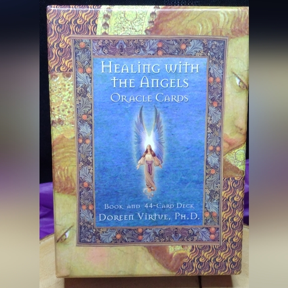 Healing with Angels Oracle Cards Rare 1999 - Picture 4 of 6